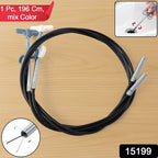 Flexible Spring Drain Cleaning Tool With Hand Grip (1 Pc  157 Cm)