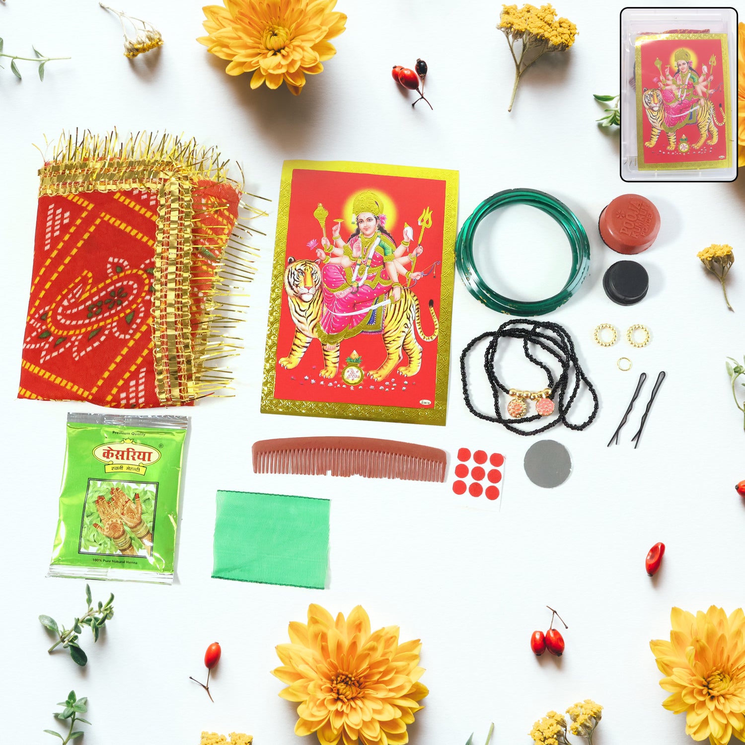 Mataji Shringar Box Complete Puja  Decoration Kit