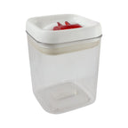 Lockable transparent container ideal for organised cooking and food storage