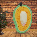 7306 Sponge Household Kitchen Mango Shape Bowl Dish Washing Cleaning Pad Cleaner Bath Cleaning Sponge Dishwashing Sponge Mango (1 Pc)