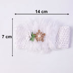 Cute Soft Elastic Floral Baby Headband Stylish Stretchable Hair Band (1 Pc)