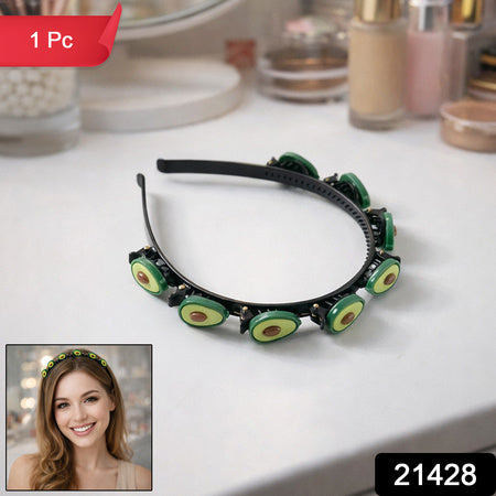 Stylish Decorative Hair Band With Cute Fruit Design (1 Pc)