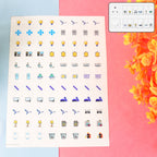 Pack Of 10 Sheet Smart Switch Icon Sticker Sheet (10 Sheet Multi Icons)