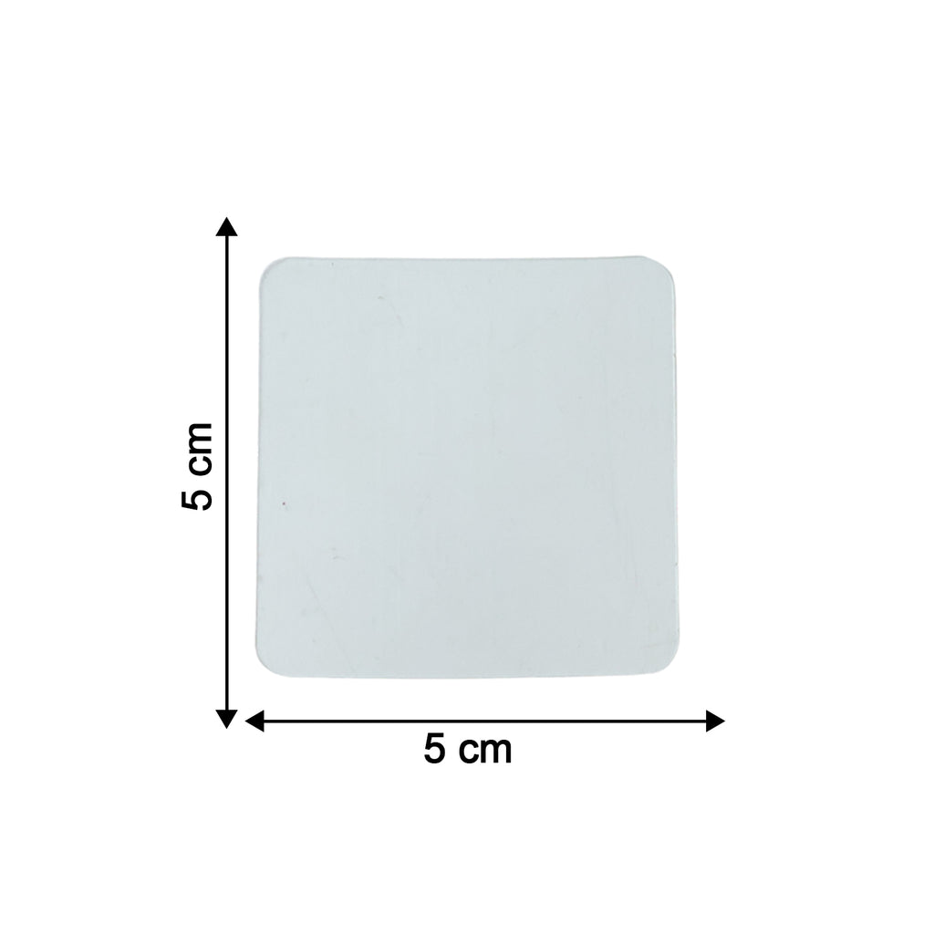 Double Side Sticker Transparent Nano Adhesive Wall Mounting Tape (48x48mm 80 Pc)