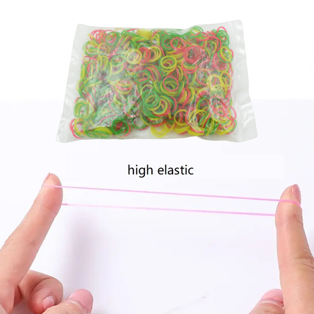 4357 Rubber Band For Officehome And Kitchen Accessories Item Products Elastic Rubber Bands Flexible Reusable Nylon Elastic Unbreakable For Stationery School  Multicolor (1 Inch 50 Gm)