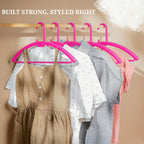 Plastic Clothes Hanger Multipurpose Durable Wardrobe Garment Hanging Rack (1 Pc)