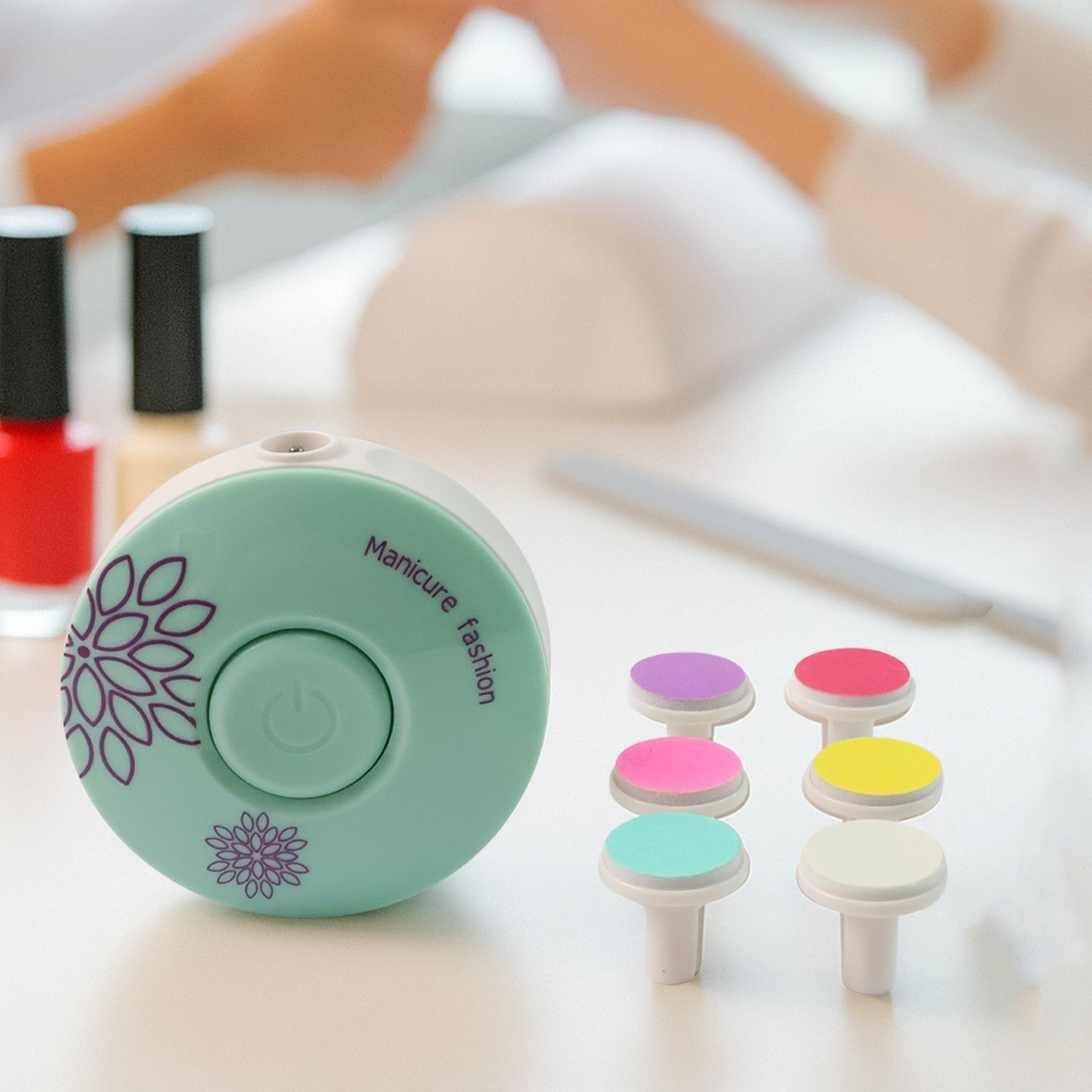 Gentle electric nail file designed for babies and toddlers