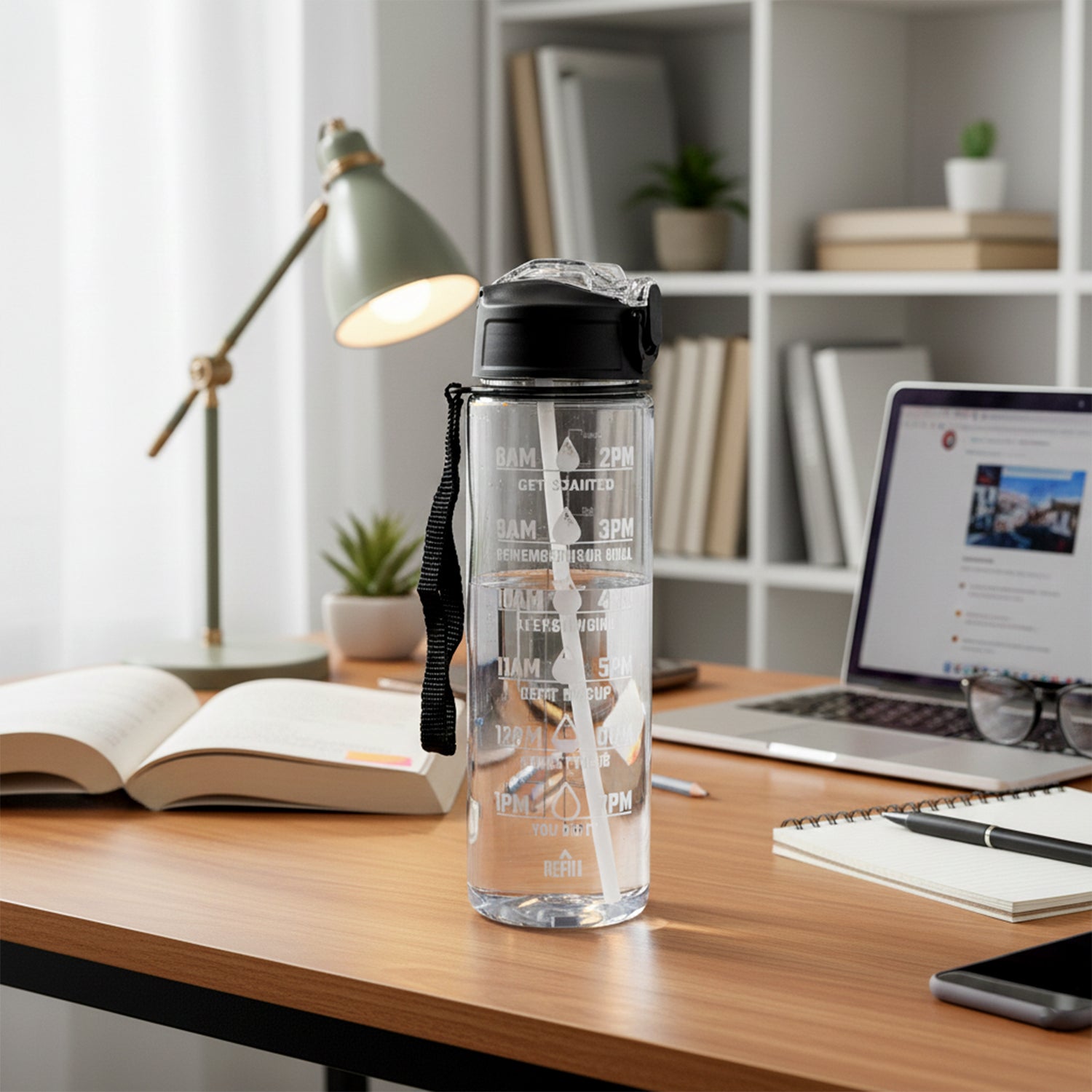 Home use of multipurpose water bottle from 3 in 1 bottle set