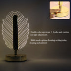 Premium Leaf Shape Crystal Table Lamp (1 Pc)