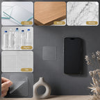 Double Side Sticker Transparent Nano Adhesive Wall Mounting Tape (48x48mm 80 Pc)