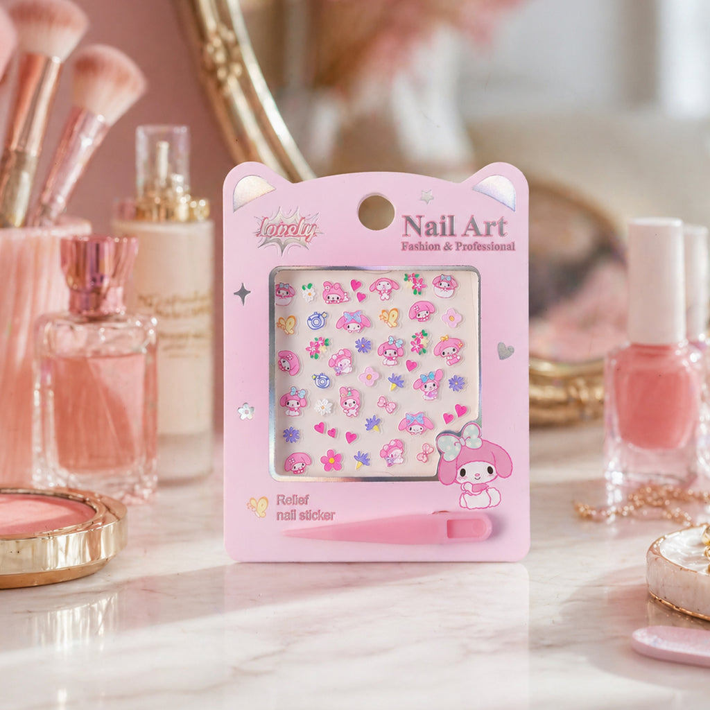 Cute Cartoon Nail Art Sticker Set (1 Set)
