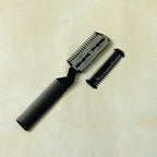 2 In 1 Double-sided Hair Cutting Comb With Razor Blade (1 Pc)