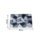 Geometric Anti Slip Door Floor Mat (1 Pc 90x60 Cm)