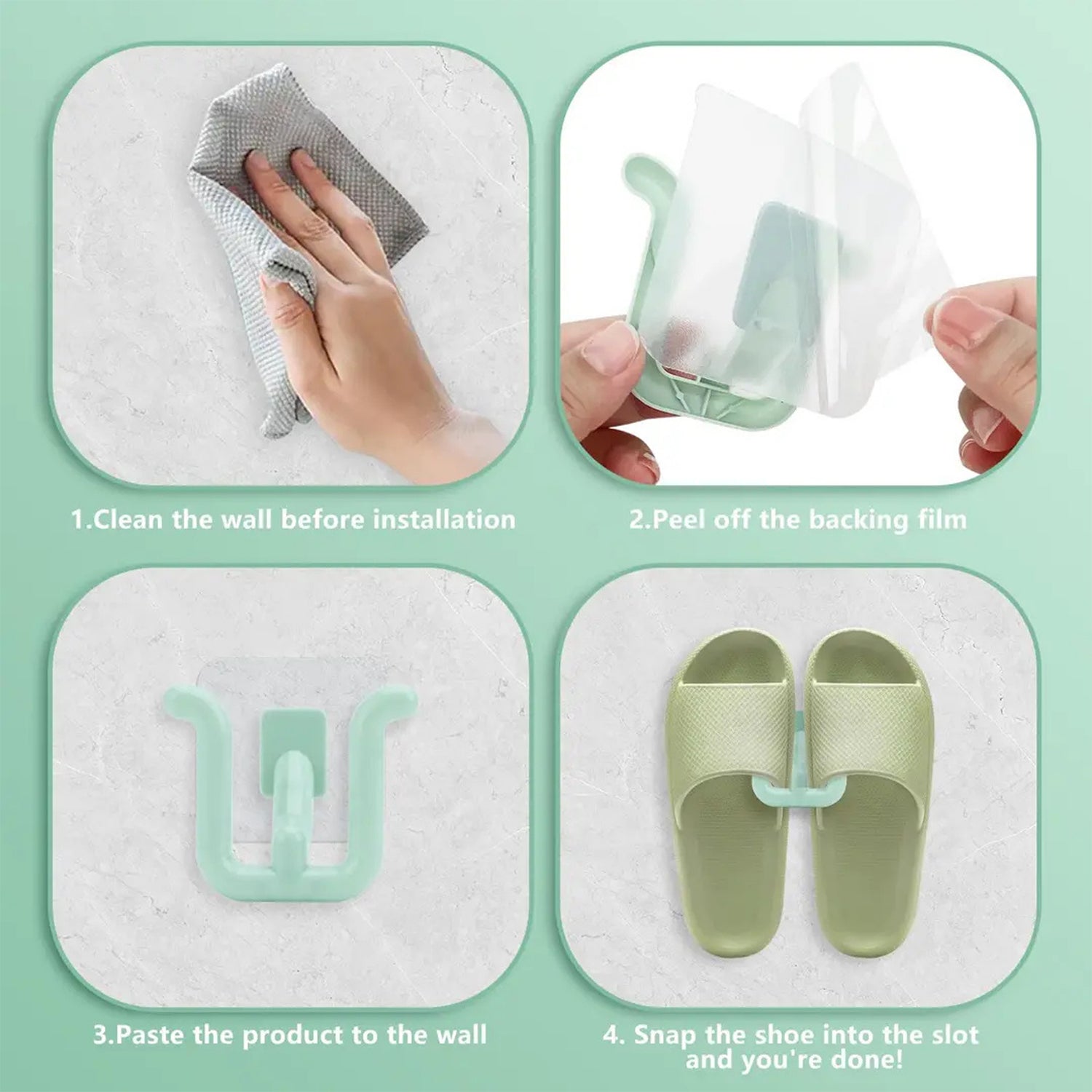 Multipurpose Wall Mounted Holder Rack (1 Pc)