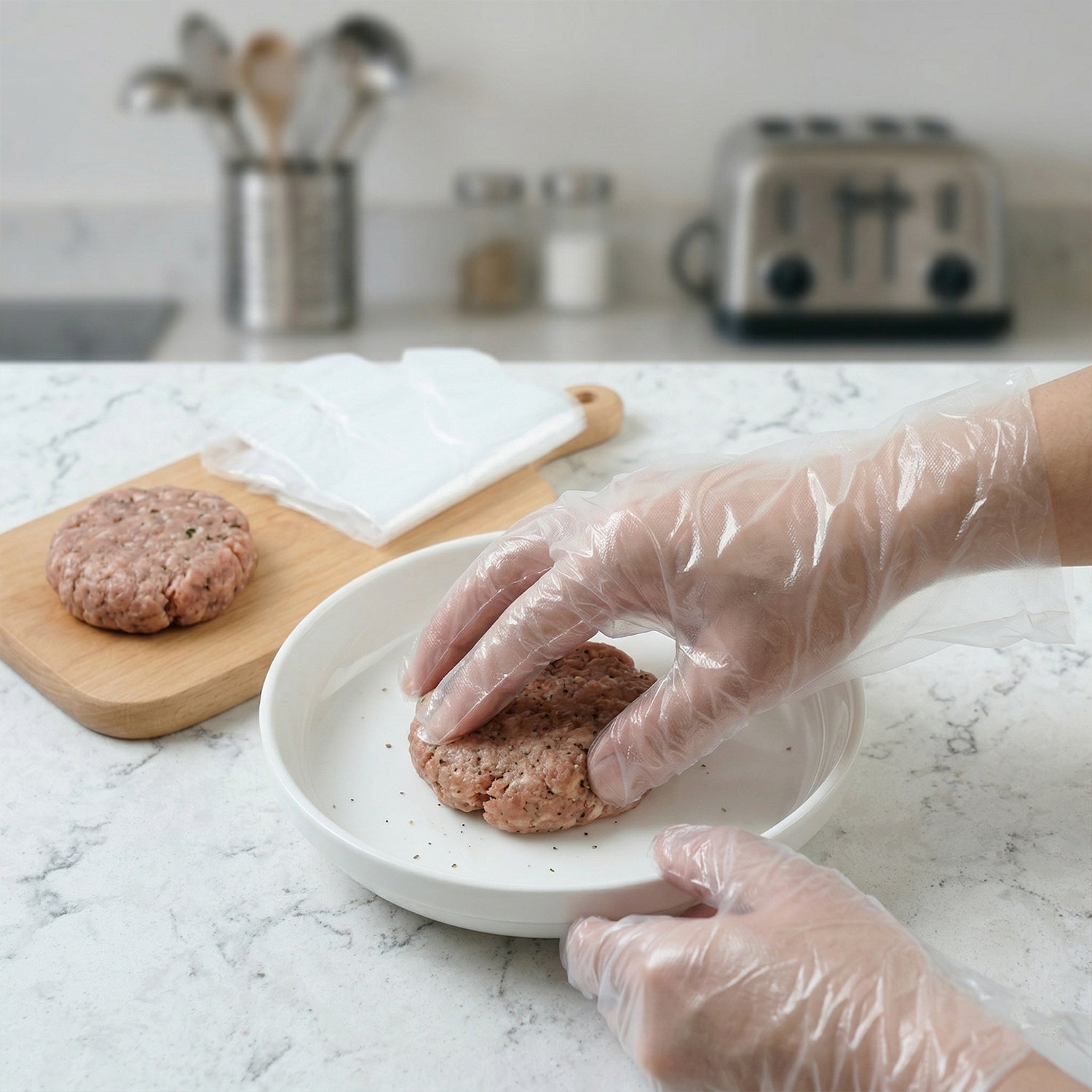 Versatile disposable gloves for kitchen and hygiene