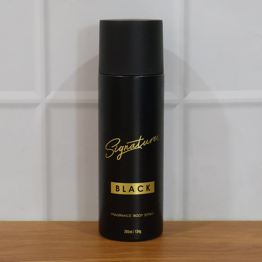 Signature Premium Black Fragrance Body Spray 200 Ml
