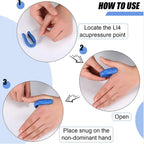 Sugar Control Acupressure Hand Pressure Point Clip Migraine Relief Clip With Magnets (1 Pc)
