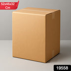 Heavy-duty Brown Box For Product Packing ( 52x46x32 Cm  1 Pc)