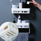 1651l Multipurpose Kitchen Bathroom Shelf Wall Holder Storage Rack Bathroom