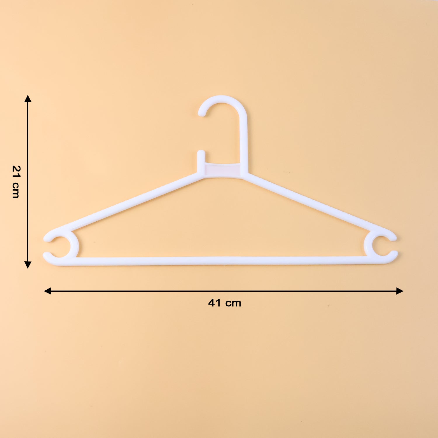Plastic Clothes Hangers  Set Of 6