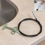 Flexible Spring Drain Cleaning Tool With Hand Grip (1 Pc  157 Cm)
