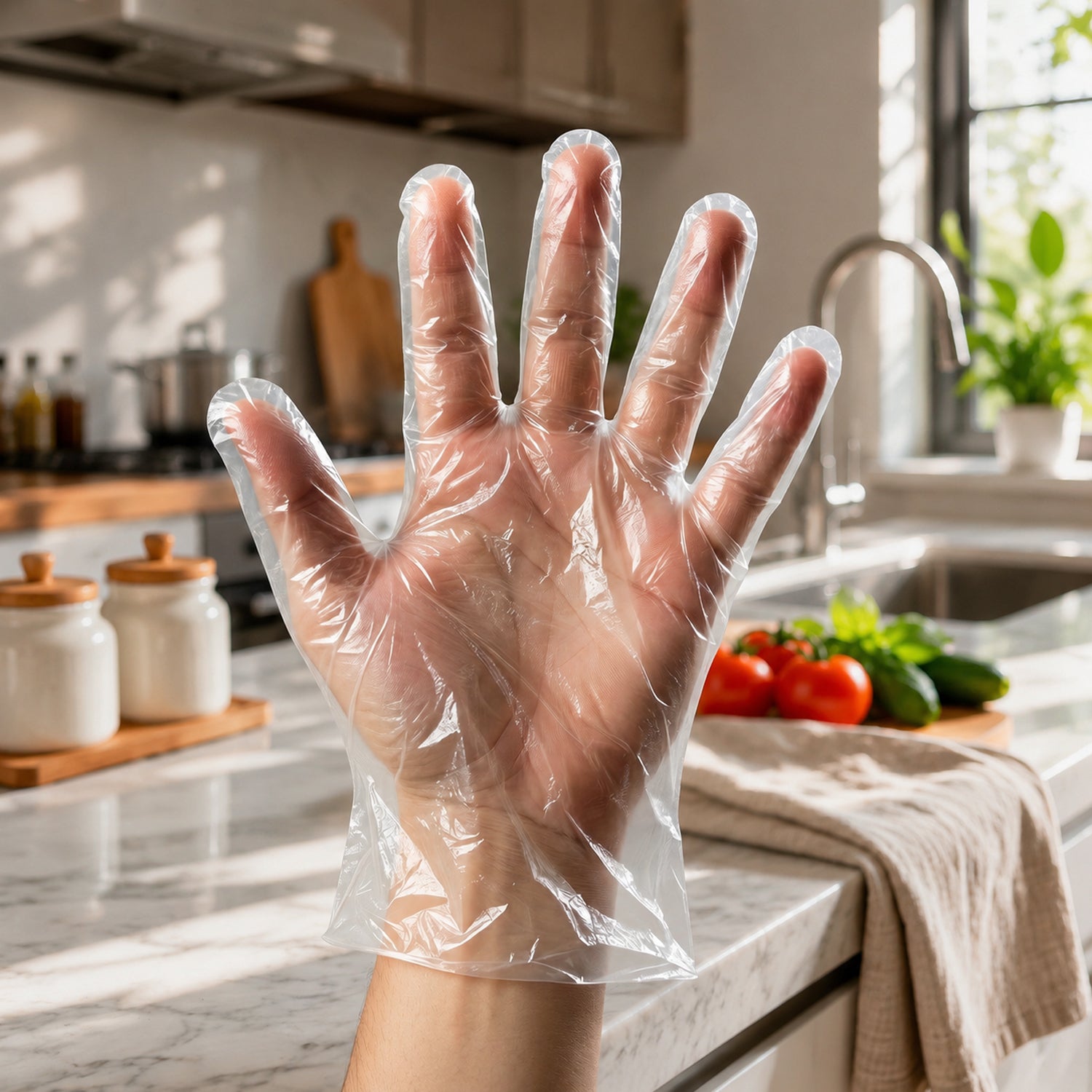 Premium Quality Disposable Gloves For Kitchen And Household Use (100 Pc)