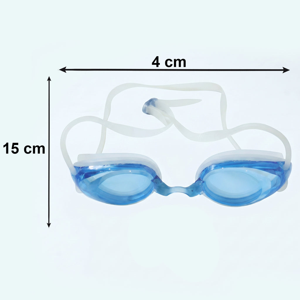 Kids Comfortable Fit Swimming Goggles With Clear Vision And Adjustable Strap  1 Pc
