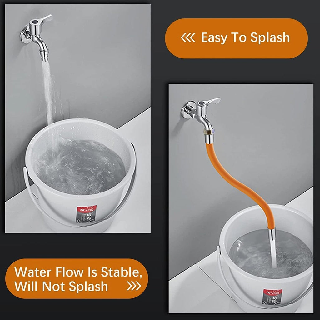 Flexible water hose for kitchen sink