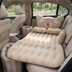 Car Air Mattress Bed Set  Cartoon Pig Design Inflatable Travel Bed With Pillows