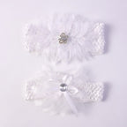 Soft Elastic Baby Hair Headband With Floral Lace Design (1 Pc Mix Design)