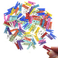1345 Multipurpose Wooden Clips Cloth Pegs (Small 50 Pcs)