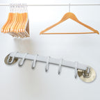 7456 1pc Bath Towel Hanger Wall Mount Towel Hanger Wall Towel Shelf Towel Hanging Rack Kitchen Towel Holder Towel Hanging Hook