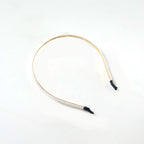 Elegant Pearl Beaded Slim Metal Hair Band (1 Pc)