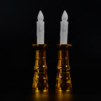 6560 2pcs Led Candle Light Candles Flameless Lamp Indoor Window Decoration Wedding Party Decor Light