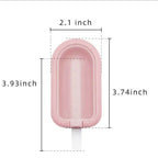 Premium Silicone Ice Cream Popsicle Mold Set 4 Pc