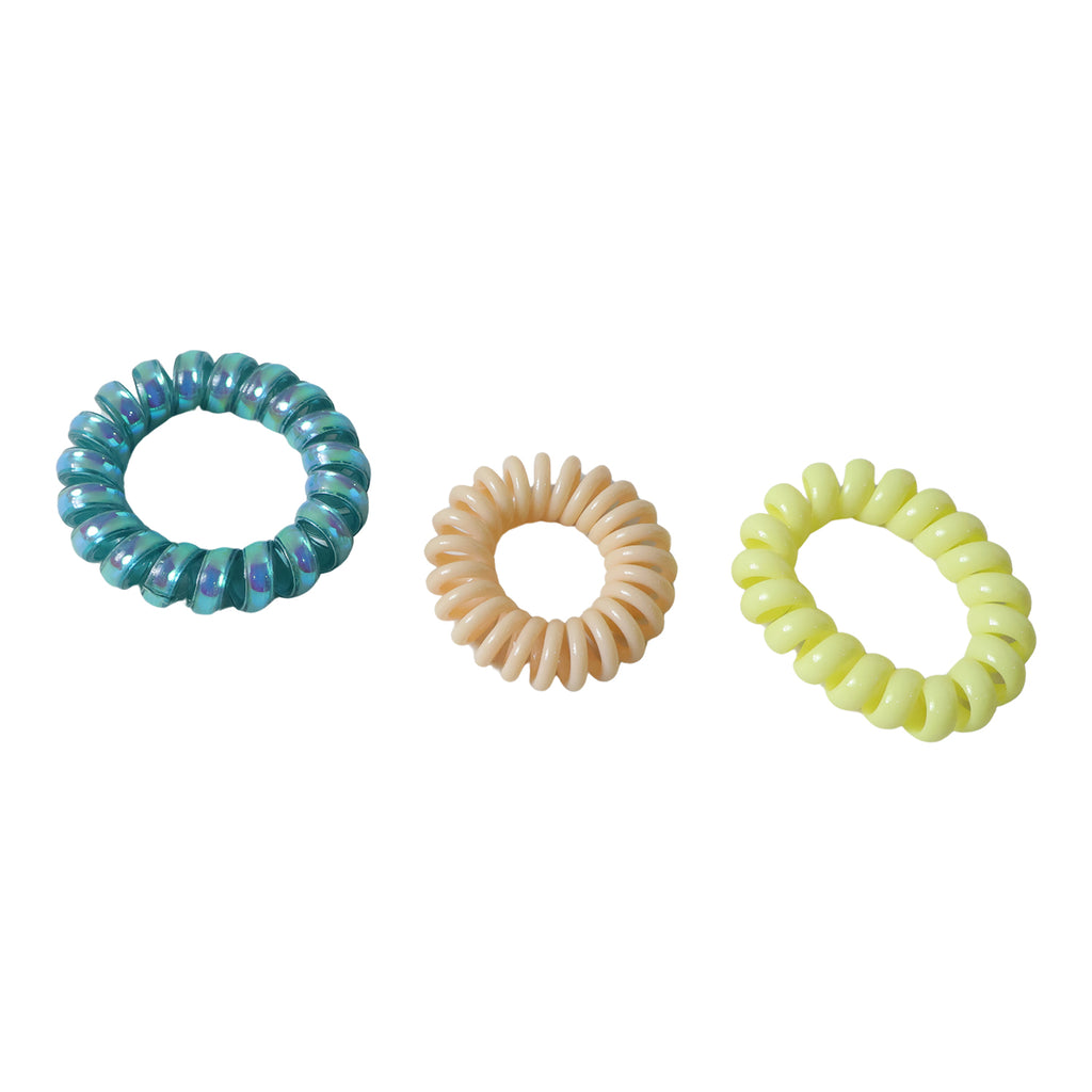 Premium Mix Color Telephone Wire Hair Band (1 Pc)