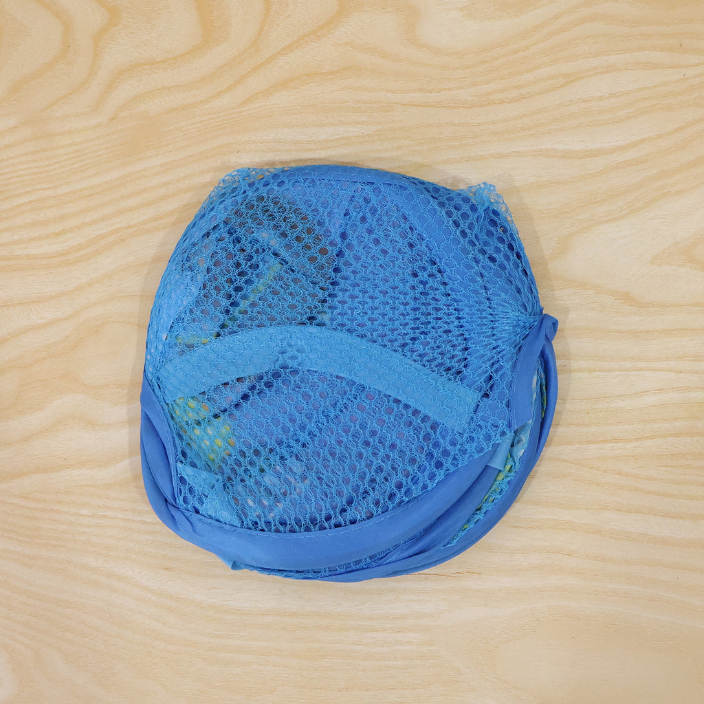 Foldable Laundry Basket Fabric Mesh Clothes Hamper (1 Pc34.29x34.29x54.61cm)