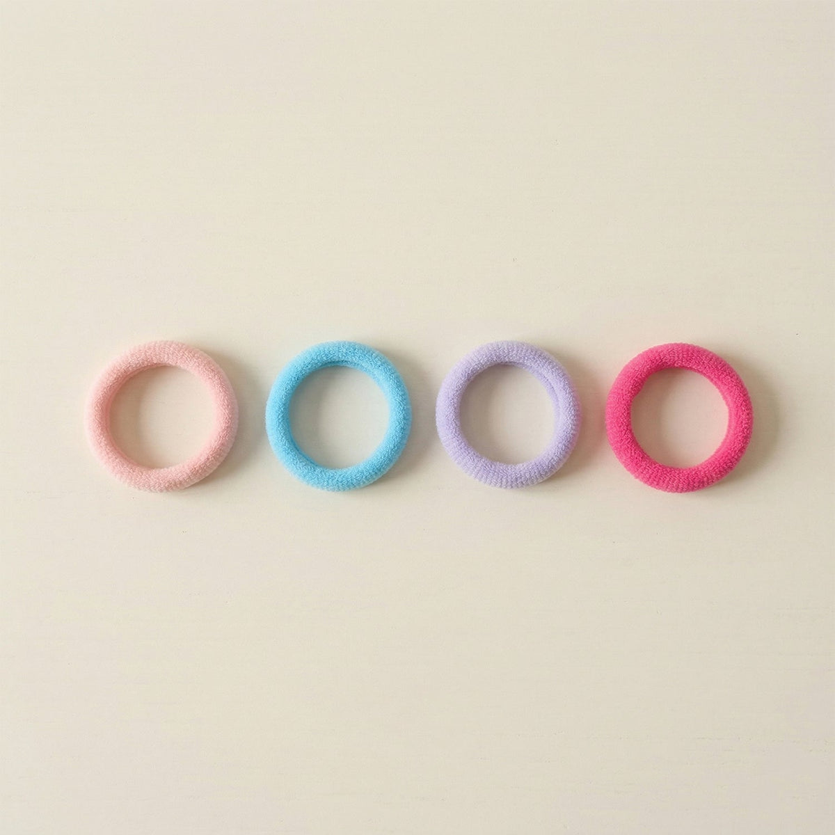 Soft, stretchy hair bands suitable for daily use and active kids