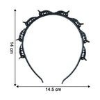 Adjustable hair headband for makeup and hairstyling use