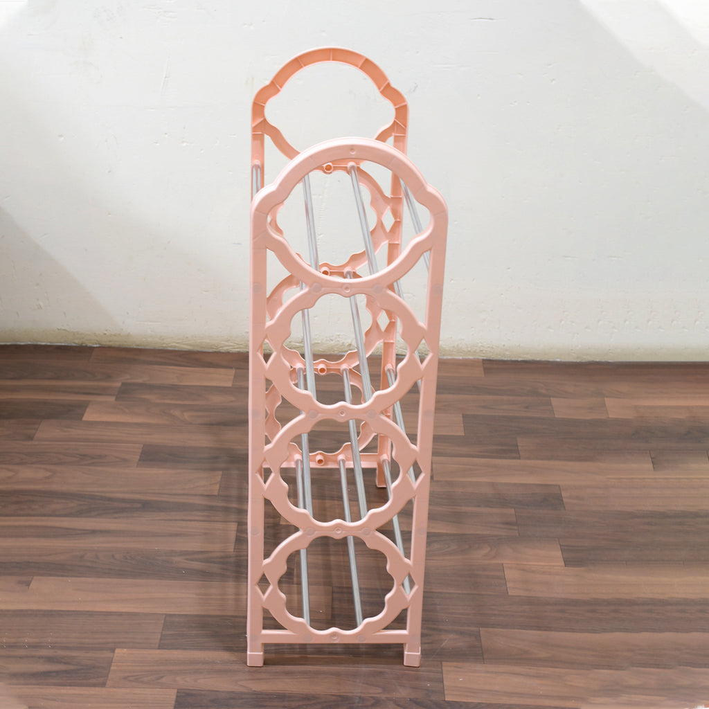9392 Shoes Storage Shelf 4 Layer Spacesaving Shoes Show Rack Folding Shoe Rack Standing Shoe Rack Diy Shoes Storage Shelf Home Organizer For Bedroom Hallway And Closet Shoe Storage