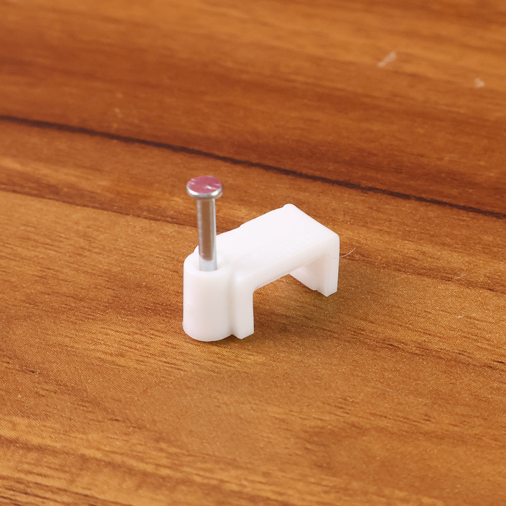 8mm Nail Cable Clips Set (50 Pc)