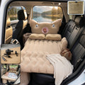 Car Air Mattress Bed Set  Cartoon Pig Design Inflatable Travel Bed With Pillows