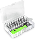 1557 32 In 1 Mini Screwdriver Bits Set With Magnetic Flexible Extension Rod