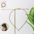 Premium Metal Zigzag Hair Bands For Men  Women (6 Pc)