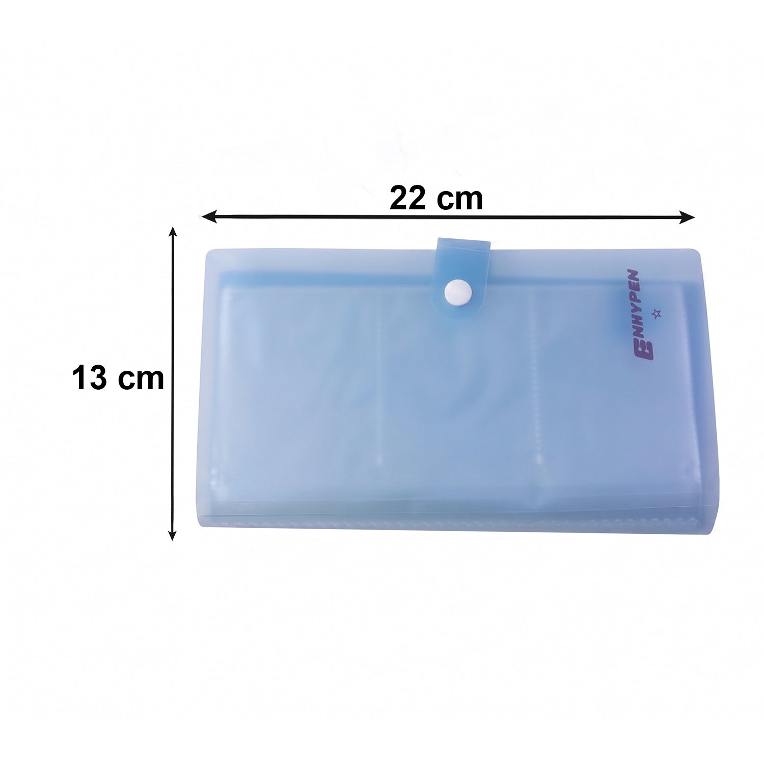 Multipurpose Button Closure Document Organizer Wallet With 20 Inner Leafs (1 Pc)