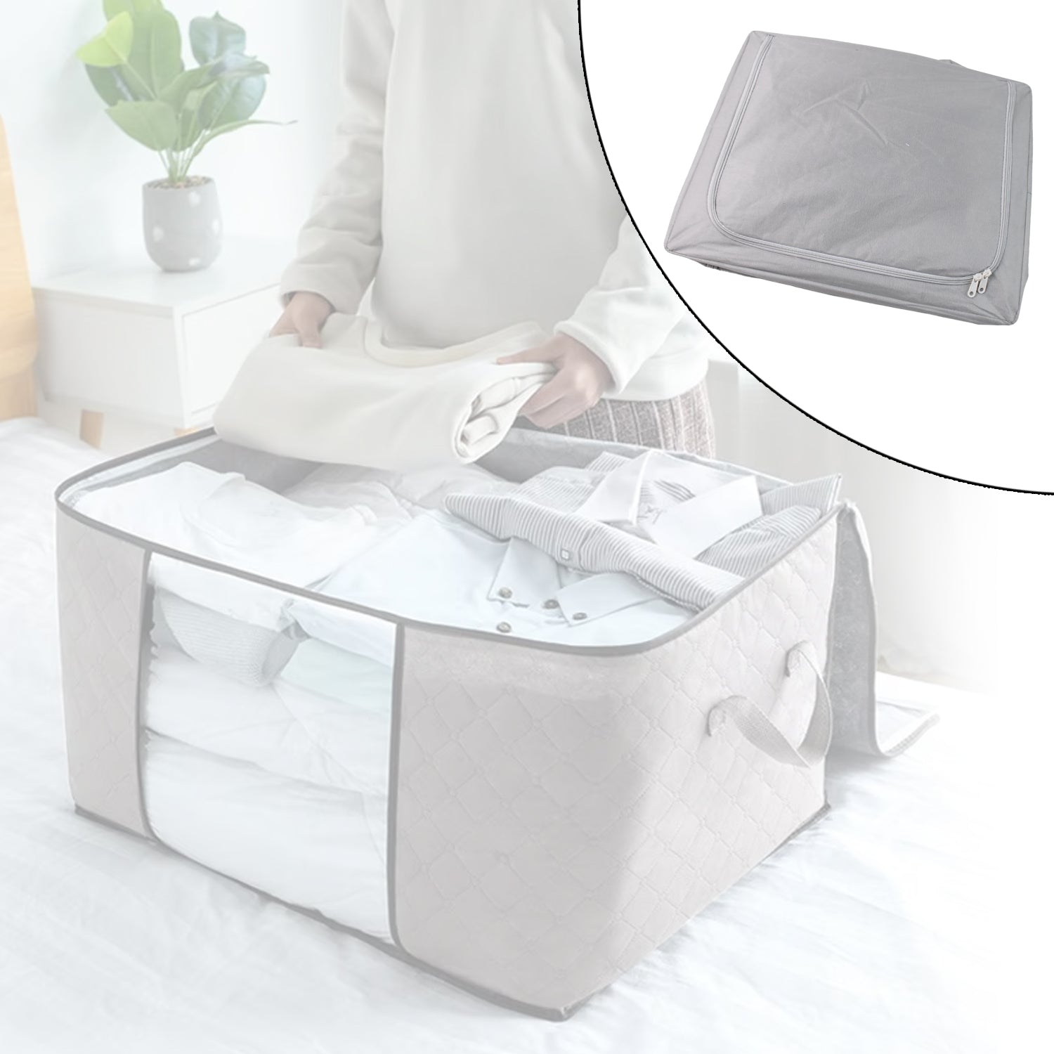 Storage Box With Lid With Window (5040 Cm  1 Pc)