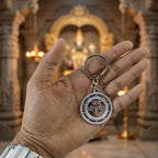 Decorative Hindu god Krishna keychain for spiritual daily use