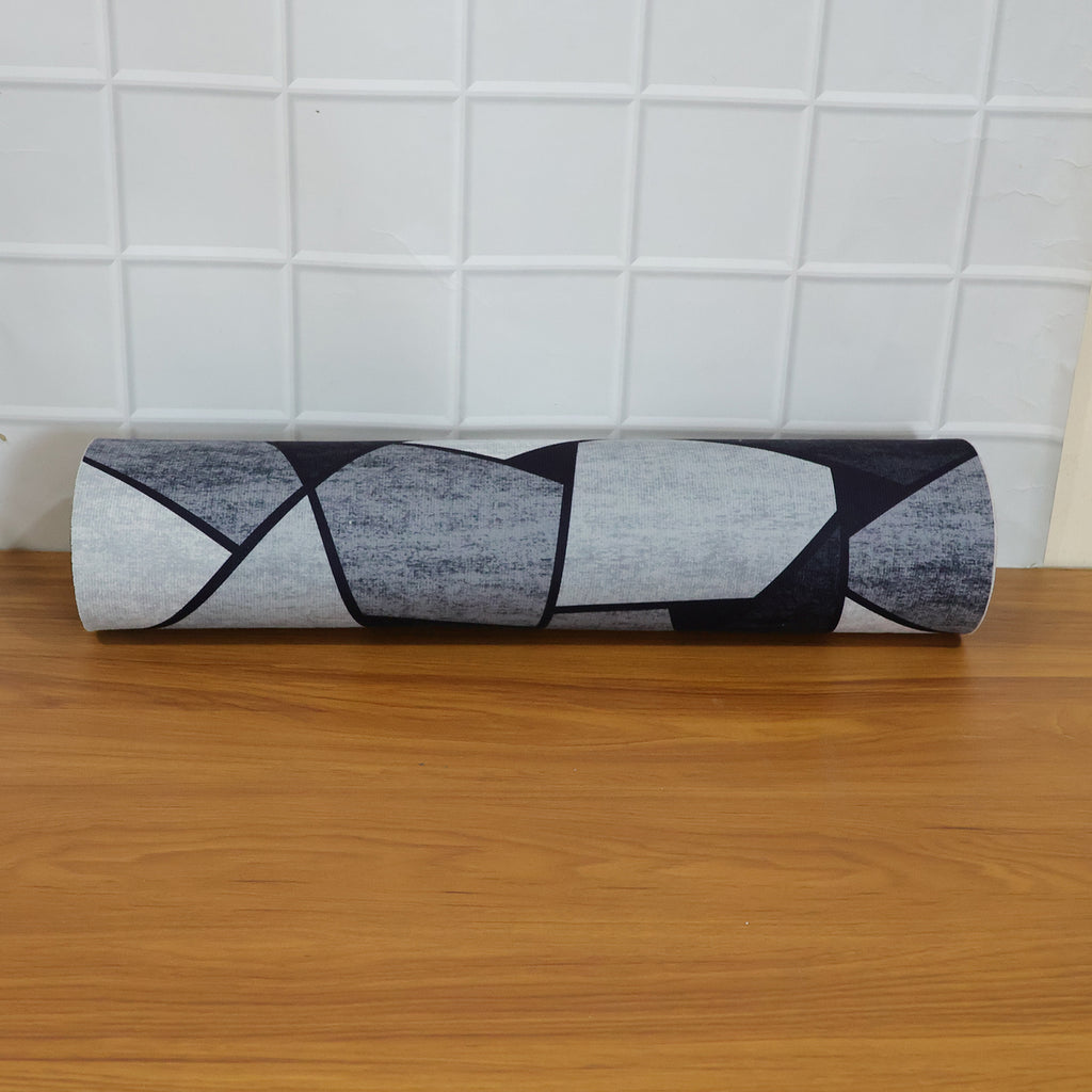 Geometric Anti Slip Door Floor Mat (1 Pc 90x60 Cm)