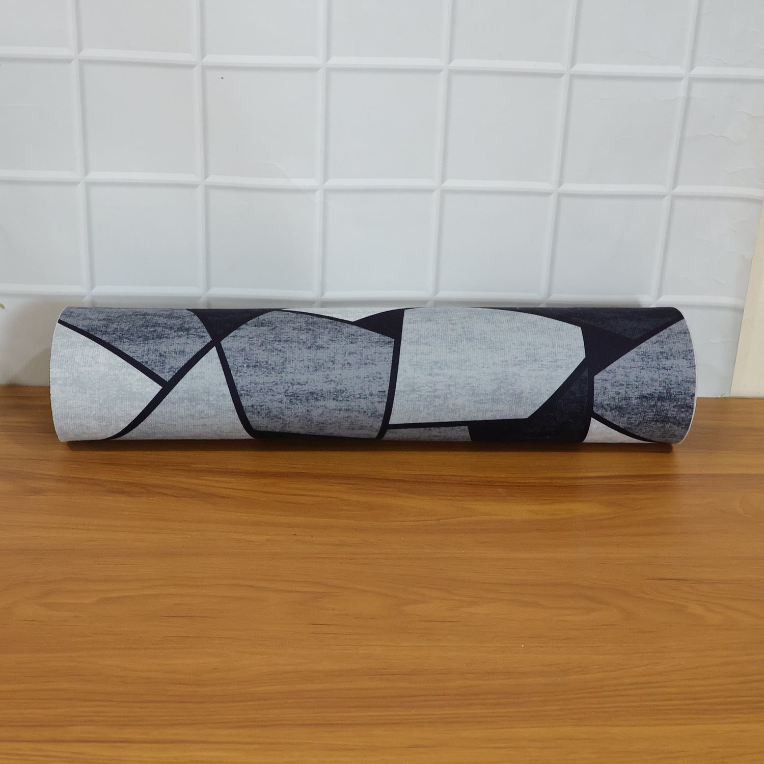 Geometric Anti Slip Door Floor Mat (1 Pc 90x60 Cm)