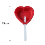 Premium Heart Shape Silicone Popsicle Mold Set 4 Pc